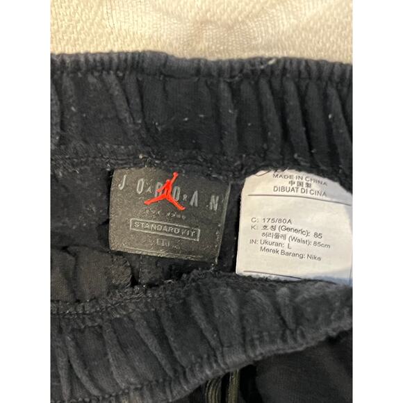 Nike Air Jordan Black Sweatpants Joggers Mens L - Picture 4 of 4